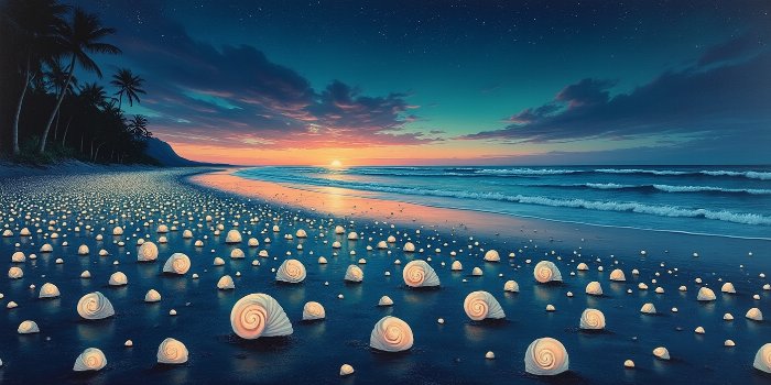 Moonlit Shells II