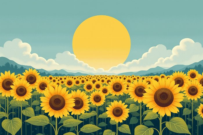 Sunflower Sky II