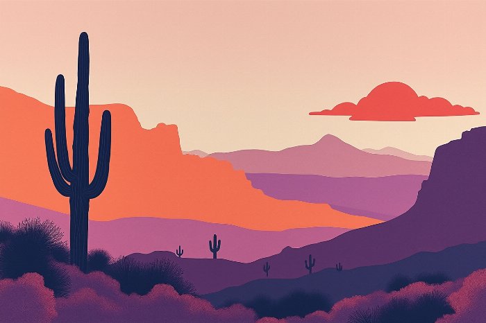 Dusk Saguaro II