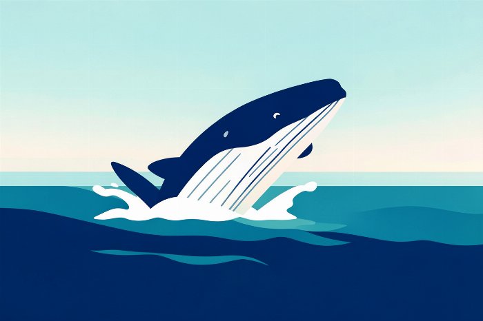 Breaching Whale