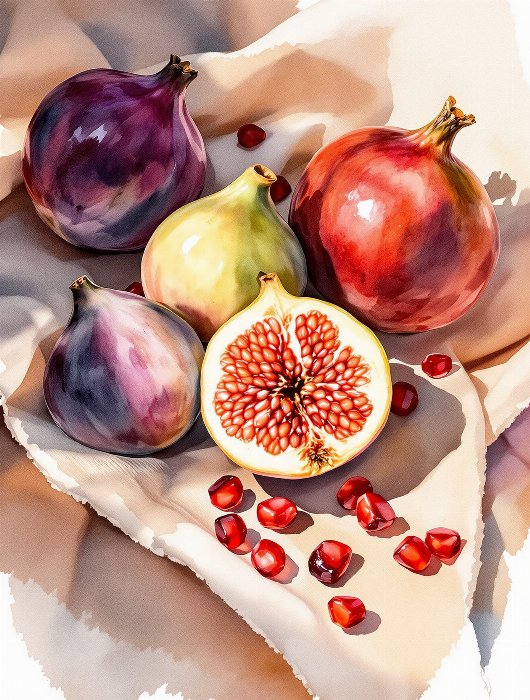 Fig And Pomegranate