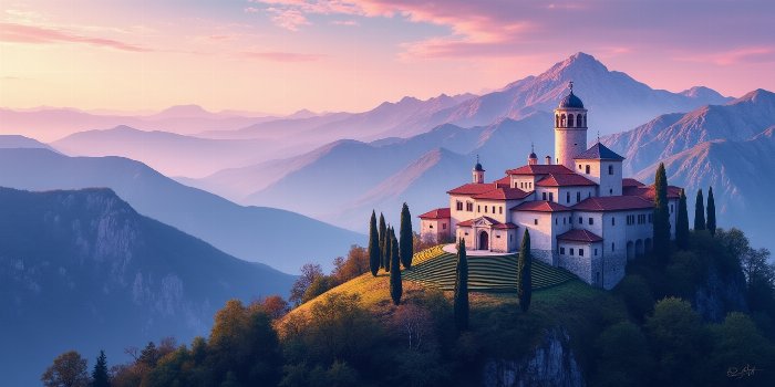Monastery Dawn II