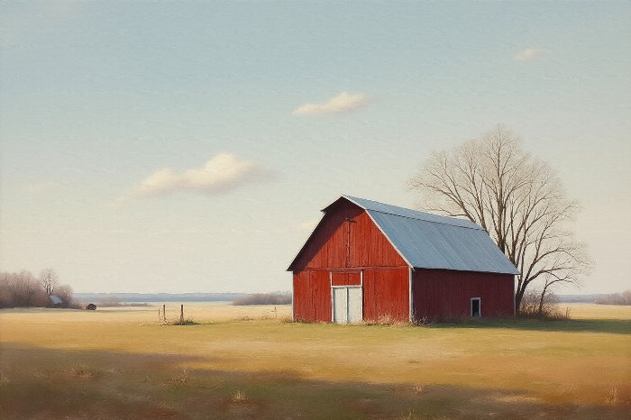 Winter Barn II