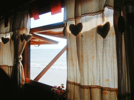 Seaside Love Window