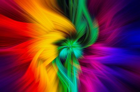 Vibrant Spiral Spectrum